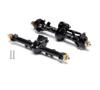 Per Axial Per SCX24 90081 C10 B-17 1967 2019 Per Wrangler 1/24 Anteriore Asse Posteriore Set Pressofusione Lega Edizione Completa RC Assali RC(Black,1set)
