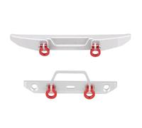 Per Axial Per SCX24 AXI00005 Per Gladiator 1/24 Anteriore Lega Metallo Paraurti Posteriore Con Gancio Traino 2 Pz RC Auto Aggiornamenti Accessori RC Ricambi Modellismo