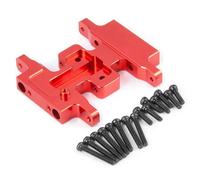 Per Axial Per SCX24 Per Deadbolt C10 Per Gladiator Per Bronco 1/24 Cambio In Metallo Trasmissione Telaio Piastra Di Protezione Ricambi Auto RC Parti Modificate Rc(Red)
