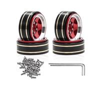 Per Axial Per SCX24 Per FMS Per Ascent-18 Per TRX4M 1/18 Mozzi Ruota In Ottone Da 1,3" Con Pesi Accessori Auto RC Monster Truck Cerchio Rc Wheels(Champagne)