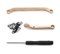Per Axial Per SCX30 Per JLU Per Bronco K10 1/30 Rc Crawler Auto In Ottone Collegamenti Dello Sterzo Set Tie Rod Trascinare Parti Di Aggiornamento Accessori Modellismo RC