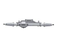 Per Axial Per Wraith 90018 RR10 Per Capra 1.9 Per UTB 1/10 RC Crawler Asse Anteriore Posteriore Completo In Alluminio CNC Con Tirante Supporto Servo Assale RC(Silver,Rear)