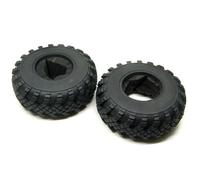 Per AXIAL Per Wraith Per TRX4 Per TRX6 D90 Per SCX10 TF2 Per Rock 1/10 2. "Pneumatici Gomma RC Auto Pneumatici Delle Ruote Cingolate Parti Parti Modifiche RC(2pcs,Size2)