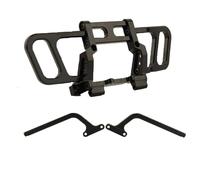 Per Axial Per Wraith Spawn Per Auto Cingolate RC 1/10 Paraurti Anteriore In Metallo Bull Bar Aggiornament Parti Accessori Nero Rc Paraurti Posteriori