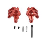 Per Axial RBX10 Per Ryft 1/10 Tazza Di Sterzo In Metallo RC Auto Veicoli Cingolati Camion Parti E Accessori Aggiornamenti E Sostituzioni E Utilizzo Rc Car Fuso A Snodo(Red)