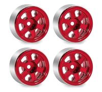 Per Axial SCX30 1/30 RC Auto Parti Aggiornamento 4pcs Pneumatici Cingolati Pneumatico Ruota Metallo Cerchio Da 0.7 Pollici Hub Aggiornamenti Decorativi Rc Decora Accessori
