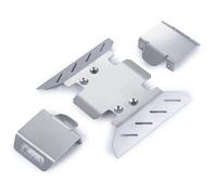 Per Axial SCX6 AXI05000 1/6 3 Pezzi In Acciaio Inossidabile Telaio Assale Protezione Piastra Paramotore RC Crawler Auto Parti Aggiornamento Sostituzione RC Car Telaio