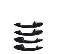 Per B&enz CLA/Classe A/Classe C/Classe E/GLC/GLB 2015-2023 Kit Tappo Di Rivestimento Per Coperchio Maniglia Esterna Cromata Argento LHD Maniglie per porte esterne(Nero)