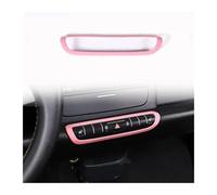 Per B&enz Per Smart 451 Per Fortwo 2009-2015 ABS Pannello Cambio Stile Rosa Maniglie Delle Porte Decorazione Protezione Modanatura Maniglia Porta(7 Lhd 2009-2015)