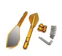 Per B&M&W C400GT C600 C650 C650GT Sport F650GS F700GS F800R Specchi Moto In Alluminio CNC Completo Specchietto Retrovisore Blind Spot Laterale compatibili(Oro)