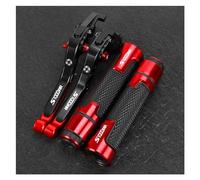 PER B-M&W S1000RR S 1000 RR 2015-2022 Leve Freno Frizione CNC Pieghevoli Ed Estensibili Manopole Manubrio(Red2)