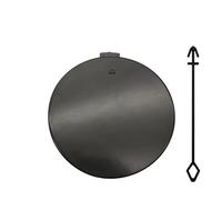 per B&MW F15 X5 M-Sport 2013 2014-2018 Paraurti Anteriore Auto Gancio di Traino Tappo di Copertura di Ricambio Accessorio Nero Bianco 51118060131 (Nero)