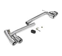 Per B&MW Per F30 F31 320i 318i 2013-2016 Aggiornato Per MT Per MP Tubo Scarico Paraurti Marmitta Finale 4 Uscite Terminale Di Scarico(Argento)