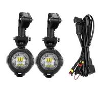 Per B&MW R1200GS F800GS F700GS F650 K1600 Faro Per Moto Faro Per Motocicletta Upgrade Più Luminosa Fendinebbia Luci Ausiliarie 40W 6000K Faro Del Motociclo(2PCS light and wire)