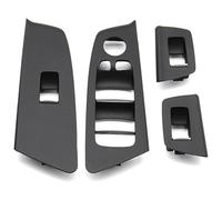 Per B&MW Serie 5 M5 G30 G31 F90 525 528 RHD Auto Anteriore Posteriore Portiera Alzacristalli Interruttore Pannello Copertura Modanatura Maniglia Porta(Black 4pcs Set)