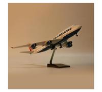 Per B747 Russia Transaero Resin Airplane Model Toy 1/150 747 Light And Wheel Landing Gear For Commemorate Collection(With light)