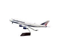 Per B747 Russia Transaero Resin Airplane Model Toy 1/150 747 Light And Wheel Landing Gear For Commemorate Collection(No light)