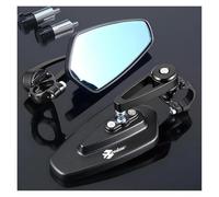 Per Ba&jaj Pulsar NS 200 160 Specchietti Moto 2 Pezzi Montaggio Manubrio(Black)