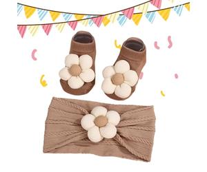 per bambina, e morbidi, set di cerchietto e floreali, per bambini, bambini, camminate, foto, compleanno, casa, all'aperto, battesimo, cerimonia quotidiana