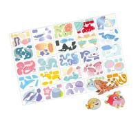 per Bambini,25 Pezzi Giocattolo Creativo Fai Da Te | Puzzle 3D Cartoon Educativo - per Feste di Compleanno, Calze della Befana, Aula, Famiglia, Viaggi e Gite