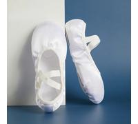 Per Bambini Balletto Danza Scarpe Piatto Lucido Seta Yoga Abiti la Pratica Ballo