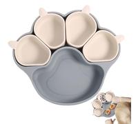 per bambini con aspirazione, in silicone per - Stoviglie per nutrire con un design a artiglio di gatto, da cena in silicone per, potenti a