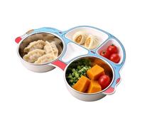 per Bambini con Divisori Lavabili Antiruggine a Forma di Auto con Scomparti | Portapranzo Scolastico dei Bambini in Età Prescolare Per Bambini in Età Prescolare, Asilo, Maschi, Femmine, Figli e Fi