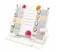 per Bambini in Metallo Regolabile, Tabellina numeri bianco | Puntali protettivi, Supporto per Tablet, Regalo per Festività, Per Cuochi