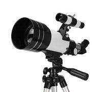 per bambini principianti adulti, apertura 70 mm 300 mm AZ rifrattore astronomico BAK4 prisma FMC obiettivo per astronomia con supporto per smartphone e treppiede per osservare la luna