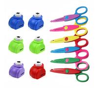 per bambini Set di forbici artigianali per bambini 6 diversi stili Forbici fatte a mano per bambini 6 diversi modelli Punzonatura della carta Artigianato creativo Ottimo Regalo per i Tuoi Bambini