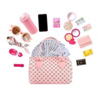 per bambini - Set di giocattoli interattivi per il trucco da 20 cm, set di di bellezza come per bambini, borsa per giochi di ruolo | Attività creative per vestire giocattoli per compleanno