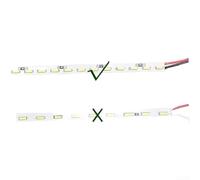 per Barra Luminosa LED 12x4x4cm Ricambio per haier per Barra | 12 LED ad alta per luminosità, per luce bianca per chiara, visibilità ottimale interno frigo, voltaggio 12V sicuro