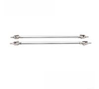 Per barre di supporto per paraurti anteriore, separatore regolabile per staffe del diffusore posteriore, kit corpo in acciaio inox, spoiler per auto (argento)