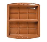 Per Barrette Di Cioccolato | 2 Cavità Facile Distacco Antiaderente Teglia,Stampo Per Barretta Di Cioccolato Grande Antiaderente Alimentare - Per Snack Fai Da Te Torta