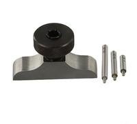 Per base di misurazione per indicatore a quadrante, base inferiore in acciaio inossidabile con manopola filettata e aste di estensione da 0 a 30 mm, compatibile con strumento di misurazione della