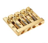 per Basso a 4 Corde High Mass in Lega Dorata, Sostituzione 5 Fori con Inserti in Ottone per Sustainer - Spaziatura Regolabile 17.5-20mm per Chitarra