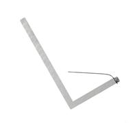 per battente preciso per finestra per porta e posizionamento del punto di blocco Hardware di installazione argento 80x40mm di lunga durata per localizzatore di punti di bloccaggio in lega di alluminio