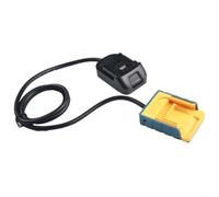/ per batteria Adattatore cavo di prolunga per 18V 20V Max per batteria/ | Plastica, compatto 9 x 7,5 cm, montaggio a parete/soffitto, per trapani da 18 V, leggero