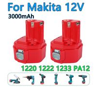 Per batteria Makita 12V per Makita 1222 1233 1220 1234 1235 192598-2 PA12 6213D 6217D 6227D 6313D ni-mh batteria di ricambio