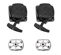 Per Bc52 Bc520 Pull Starter e Drive Board Kit con 67 mm distanza tra i fori per tosaerba spazzola attrezzi da giardino nero argento 4 pezzi set