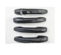 Per BCES GLB GLC GLE CLS EQC Classe W205 2016 + 5 Pezzi ABS Carbon Car Maniglia Della Porta Copertura Trim Pasta Stile Copertura della maniglia esterna della portiera de(Style 2)