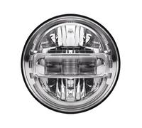 Per Beetle Classic Gruppo Ottico Anteriore Universale A LED Da 7 Pollici Faro Rotondo DRL Abbaglianti E Anabbaglianti 90 W Anello Alone Color Ambra Faro Anteriore(1pcs Silver)