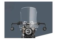 Per BENDA Per BD300 Per BD 300 Accessori Parabrezza Per Moto Protezione Dal Vento Parabrezza Antivento Parabrezza Schermo Anteriore Parabrezza Moto Spoiler(B Transparent 55cm)