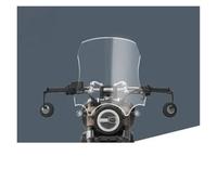 Per BENDA Per BD300 Per BD 300 Accessori Parabrezza Per Moto Protezione Dal Vento Parabrezza Antivento Parabrezza Schermo Anteriore Parabrezza Moto Spoiler(B Transparent 45cm)