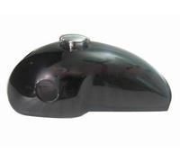 Per BENELLI MOJAVE YAMAHA HONDA Serbatoio In Alluminio Nero + Tappo