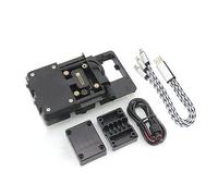 Per Benelli Per TRK 520X Per TRK502 X 2016-2021 Staffa Per Piastra Di Navigazione USB Per Moto Adapt Kit Supporto Supporto per Staffa Telaio Moto(No shock absorption)