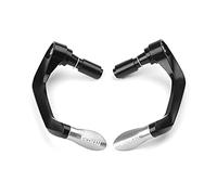 Per Benelli TNT125 TNT135 TRK502 GT Con Moto CNC Manubrio In Alluminio Manopole Guard Freno Leve Frizione Guard Protector(Black silver)