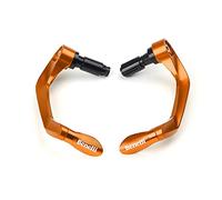 Per Benelli TNT125 TNT135 TRK502 GT Con Moto CNC Manubrio In Alluminio Manopole Guard Freno Leve Frizione Guard Protector(Orange)