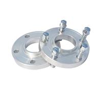 Per Benz 2 Pezzi 15MM 5x112-66.6 Distanziale Ruota + 10 14x1.5 Bulloni Con Sede A Sfera Estesa Distanziali Mozzi Auto(Argento)
