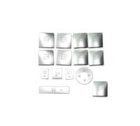 Per Benz ABC Per GLA Per CLA Per GLK 14 Pezzi Adesivi Copertura Dell'interruttore Pulsante Regolazione Finestrino Portiera Strisce Decorative Auto Aria Condizionata